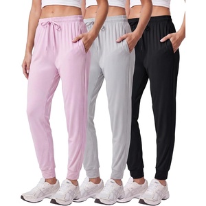image:image3 Pack Womens Dry Fit Joggers Sweatpants Athletic Casual Lounge PocketsSet 7