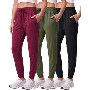 image:image3 Pack Womens Dry Fit Joggers Sweatpants Athletic Casual Lounge PocketsSet 8