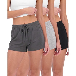 image:image3 Pack Womens Pajama Shorts Soft Sleep Lounge Pj Bottoms Comfy Cute SummerSet L