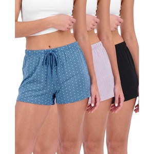 image:image3 Pack Womens Pajama Shorts Soft Sleep Lounge Pj Bottoms Comfy Cute SummerSet M