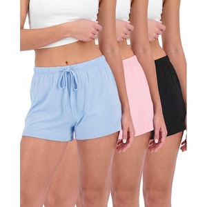 image:image3 Pack Womens Pajama Shorts Soft Sleep Lounge Pj Bottoms Comfy Cute SummerSet N