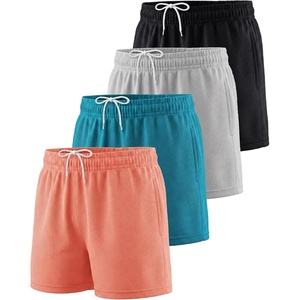 image:image4 Pack Girls Mesh Shorts Athletic Basketball Soccer Pockets Teens Kids GymSet 1
