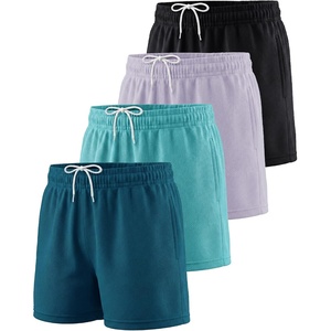 image:image4 Pack Girls Mesh Shorts Athletic Basketball Soccer Pockets Teens Kids GymSet 12