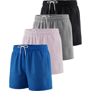 image:image4 Pack Girls Mesh Shorts Athletic Basketball Soccer Pockets Teens Kids GymSet 2