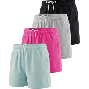 image:image4 Pack Girls Mesh Shorts Athletic Basketball Soccer Pockets Teens Kids GymSet 6