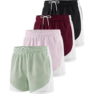 image:image4 Pack Girls Mesh Shorts Athletic Basketball Soccer Pockets Teens Kids GymSet 9