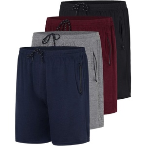 image:image4 Pack Mens 7 Mesh Shorts Athletic Workout Gym Basketball Zipper Pockets7inch  Set 10