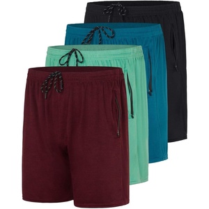 image:image4 Pack Mens 7 Mesh Shorts Athletic Workout Gym Basketball Zipper Pockets7inch  Set 12