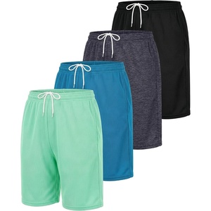 image:image4 Pack Womens Mesh Bermuda Shorts Athletic Running Gym Workout PocketsSet 10