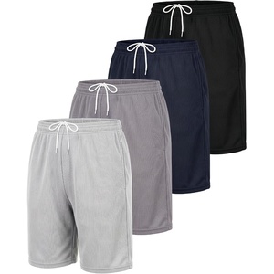 image:image4 Pack Womens Mesh Bermuda Shorts Athletic Running Gym Workout PocketsSet 11