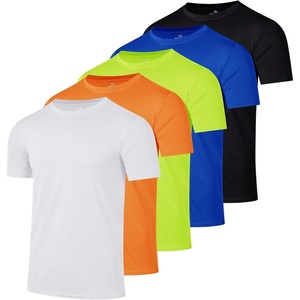 image:image5 Pack Boys Dry Fit T Shirts Athletic Short Sleeve Tees Kids TeensSet K