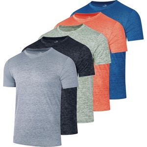image:image5 Pack Boys Dry Fit T Shirts Athletic Short Sleeve Tees Kids TeensSet L