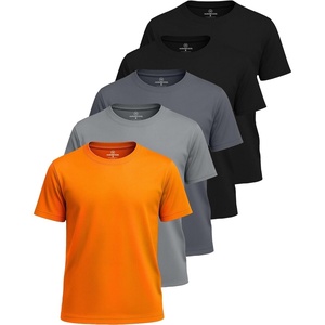 image:image5 Pack Boys Mesh Short Sleeve T Shirts Teen Athletic Tops Kids Tees SoccerSet G