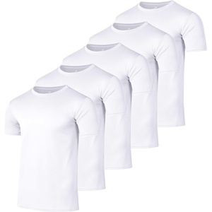 image:image5 Pack Mens Mesh Short Sleeve T Shirts Athletic Workout Running Gym TeesSet 2
