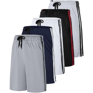 image:image5 Pack Mens Mesh Shorts 9 Long Athletic Running Workout Gym BasketballSet F