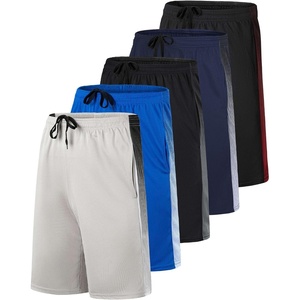 image:image5 Pack Mens Mesh Shorts 9 Long Athletic Running Workout Gym BasketballSet J
