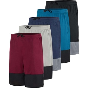 image:image5 Pack Mens Mesh Shorts 9 Long Athletic Running Workout Gym BasketballSet L