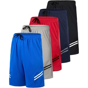 image:image5 Pack Mens Mesh Shorts 9 Long Athletic Running Workout Gym BasketballSet M