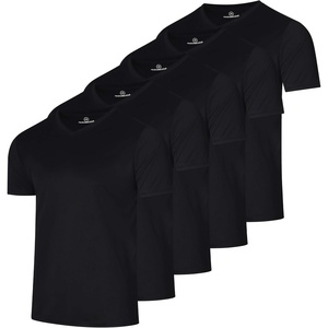 image:image5 Pack Mens Mesh V Neck T Shirts Dry Fit Athletic Workout Gym Running TeesSet 1