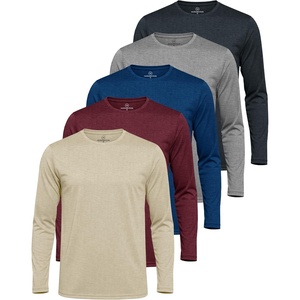 image:imageMens Mesh Long Sleeve Shirts UPF Sun Protection Dry Fit Casual Work Gym Tee5 Pack Set 4