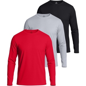 image:imageMens Mesh Long Sleeve Shirts UPF Sun Protection Dry Fit Casual Work Gym TeeSet 2