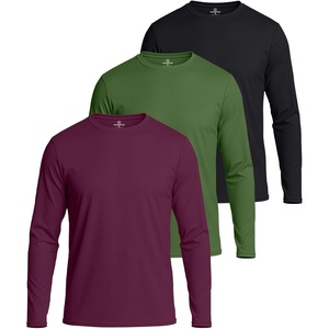 image:imageMens Mesh Long Sleeve Shirts UPF Sun Protection Dry Fit Casual Work Gym TeeSet 3