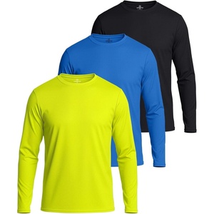 image:imageMens Mesh Long Sleeve Shirts UPF Sun Protection Dry Fit Casual Work Gym TeeSet 5