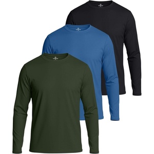 image:imageMens Mesh Long Sleeve Shirts UPF Sun Protection Dry Fit Casual Work Gym TeeSet 6