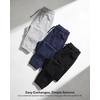 image:image3 Pack Boys Fleece Joggers Sweatpants Athletic Kids School Pants PocketsSet 5