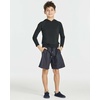 image:image3 Pack Boys Sun Hoodie Rash Guard Swim Shirts Long Sleeve UPF Hooded KidsSet 5