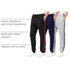 image:image3 Pack Boys Tricot Joggers Athletic Sweatpants Pants Sports Kids PocketsSet 2