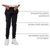 image:image3 Pack Boys Tricot Joggers Athletic Sweatpants Pants Sports Kids PocketsSet 3