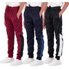 image:image3 Pack Boys Tricot Joggers Athletic Sweatpants Pants Sports Kids PocketsSet 9