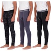 image:image3 Pack Boys Compression Pants Tights Leggings Base Layer Kids Youth SportsBlack Camo  Black  Charcoal