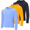image:image3 Pack Boys Sun Hoodie Rash Guard Swim Shirts Long Sleeve UPF Hooded KidsSet 3