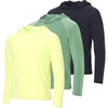 image:image3 Pack Boys Sun Hoodie Rash Guard Swim Shirts Long Sleeve UPF Hooded KidsSet 6
