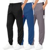 image:image3 Pack Boys Tricot Joggers Athletic Sweatpants Pants Sports Kids PocketsSet 10