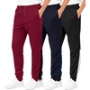 image:image3 Pack Boys Tricot Joggers Athletic Sweatpants Pants Sports Kids PocketsSet 9
