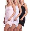 image:image3 Pack Womens Cami Nightgowns Sleeveless Sleep Dress Night Gowns NightySet 2