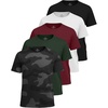 image:image5 Pack Boys Mesh Short Sleeve T Shirts Teen Athletic Tops Kids Tees SoccerSet I