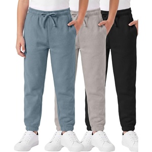 image:image3 Pack Boys Fleece Joggers Sweatpants Athletic Kids School Pants PocketsSet 5