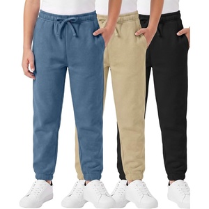 image:image3 Pack Boys Fleece Joggers Sweatpants Athletic Kids School Pants PocketsSet 6
