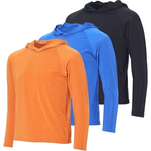 image:image3 Pack Boys Sun Hoodie Rash Guard Swim Shirts Long Sleeve UPF Hooded KidsSet 5