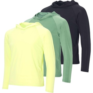 image:image3 Pack Boys Sun Hoodie Rash Guard Swim Shirts Long Sleeve UPF Hooded KidsSet 6