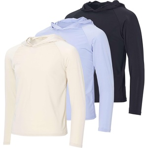 image:image3 Pack Boys Sun Hoodie Rash Guard Swim Shirts Long Sleeve UPF Hooded KidsSet 8