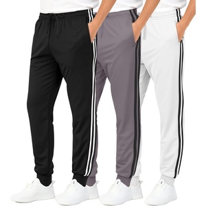 image:image3 Pack Boys Tricot Joggers Athletic Sweatpants Pants Sports Kids PocketsSet 3