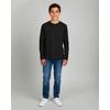 image:image4 Pack Boys Cotton Long Sleeve Shirts Crew Neck Tees Pocket Kids Teens TeeSet 1