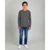 image:image4 Pack Boys Cotton Long Sleeve Shirts Crew Neck Tees Pocket Kids Teens TeeSet 2
