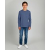 image:image4 Pack Boys Cotton Long Sleeve Shirts Crew Neck Tees Pocket Kids Teens TeeSet 8