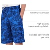 image:image5 Pack Boys Athletic Shorts Basketball Soccer Mesh Kids Teens Gym PocketsSet 5